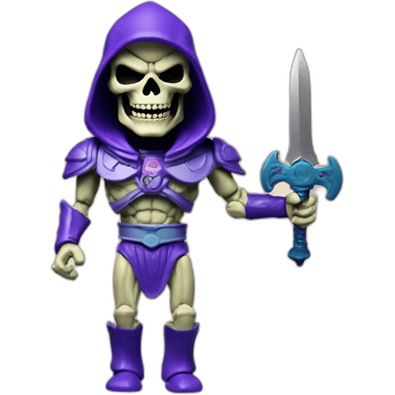 skeletor toy figure emoji