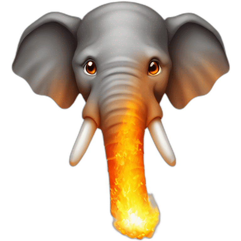 php elephant programming language logo on fire emoji