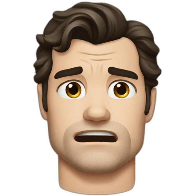 Henry Cavill crying emoji