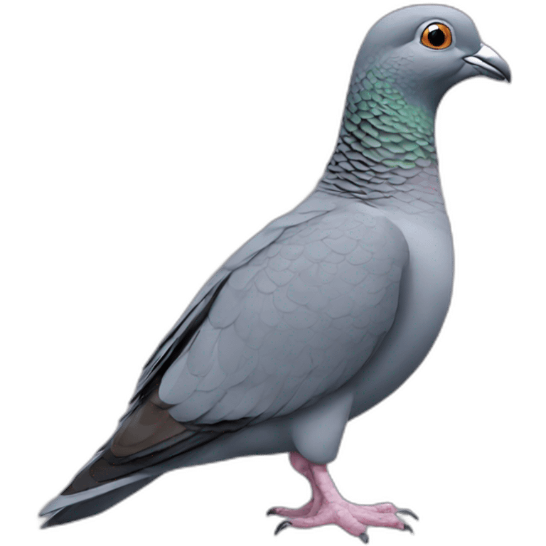 Tortue pigeon emoji