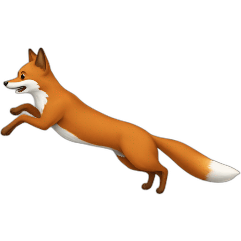 a quick brown fox jumps over the lazy dog emoji