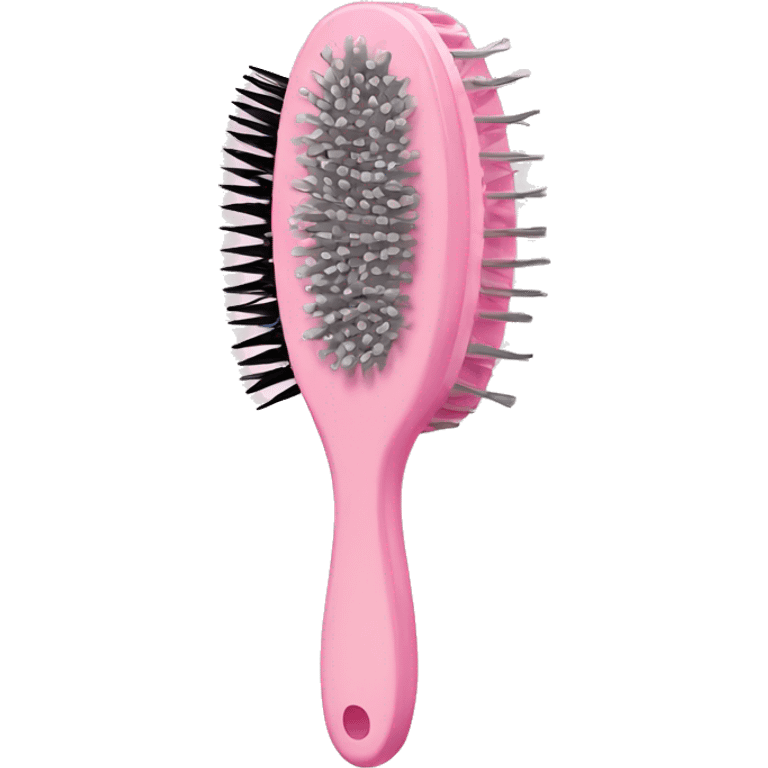 light pink hairbrush emoji