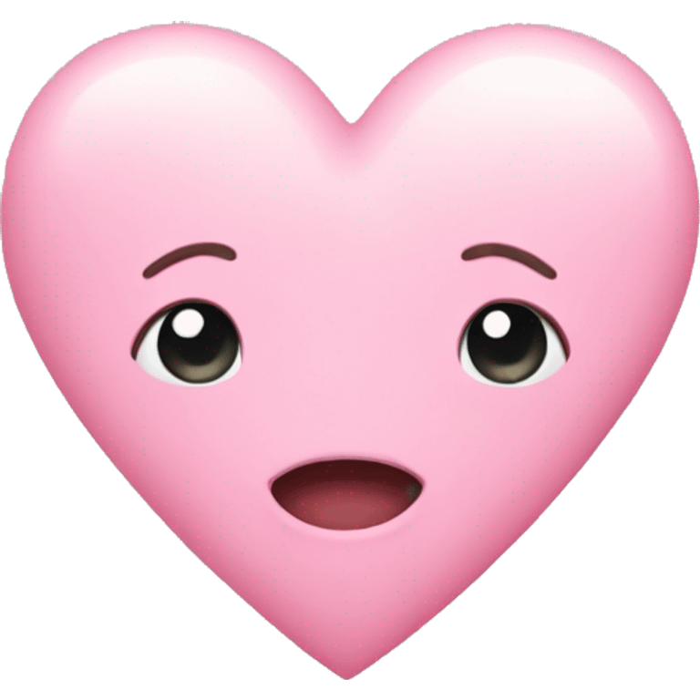 pink pastel heart emoji