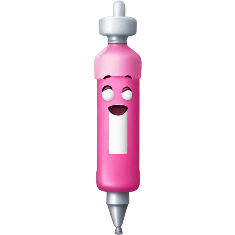 pink cute syringe emoji