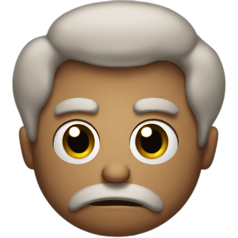 angry old poop emoji