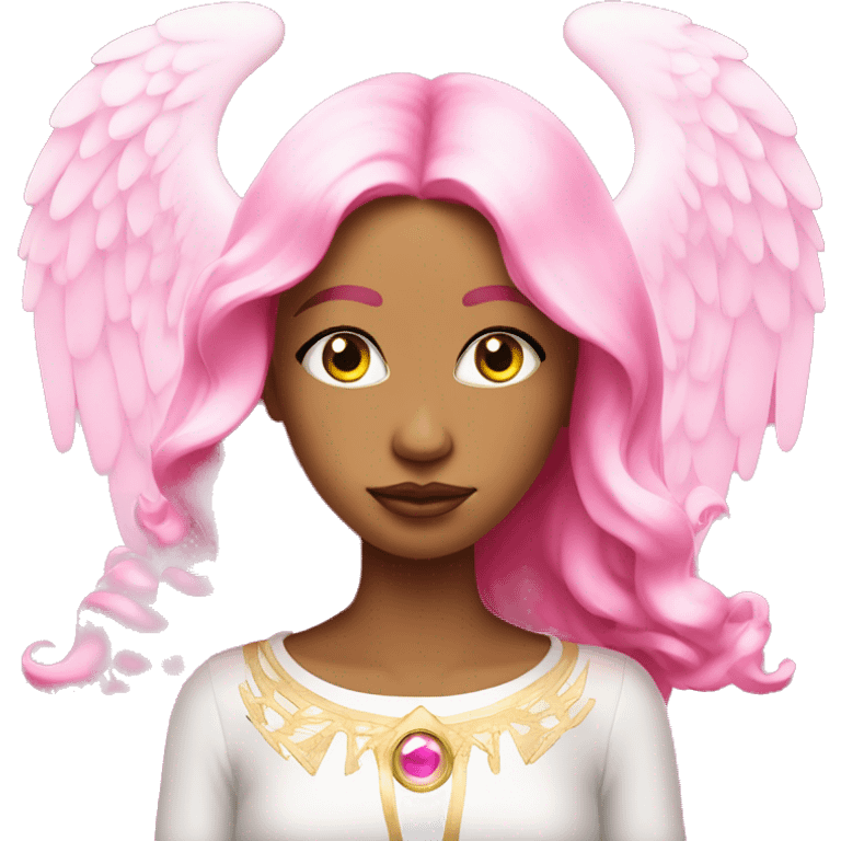 angelic diva pink third eye emoji