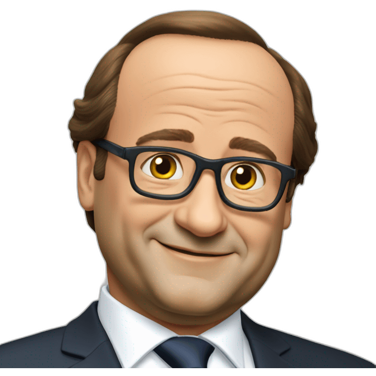 François Hollande sorry emoji