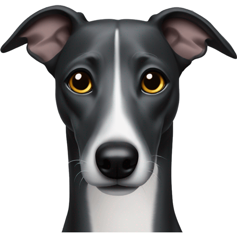 Black whippet emoji