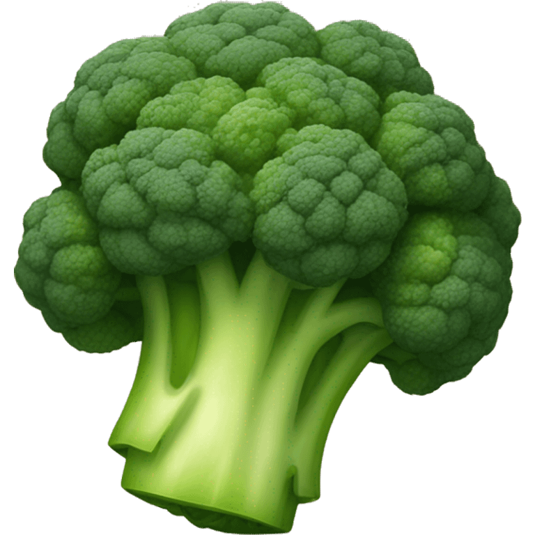 anthropomorphic muscular broccoli emoji