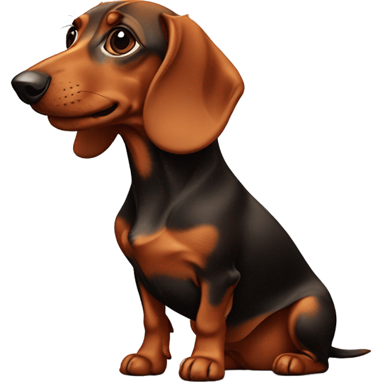 The red-haired dachshund emoji