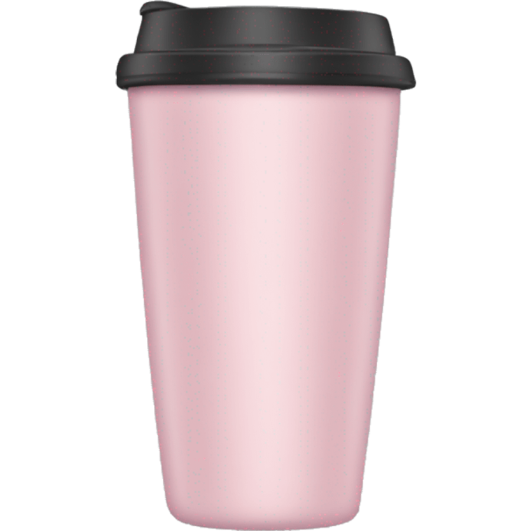 Light pink tumbler without face emoji