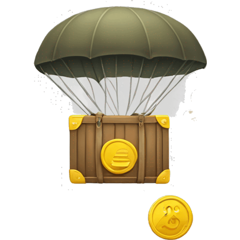 airdrop with coin emoji