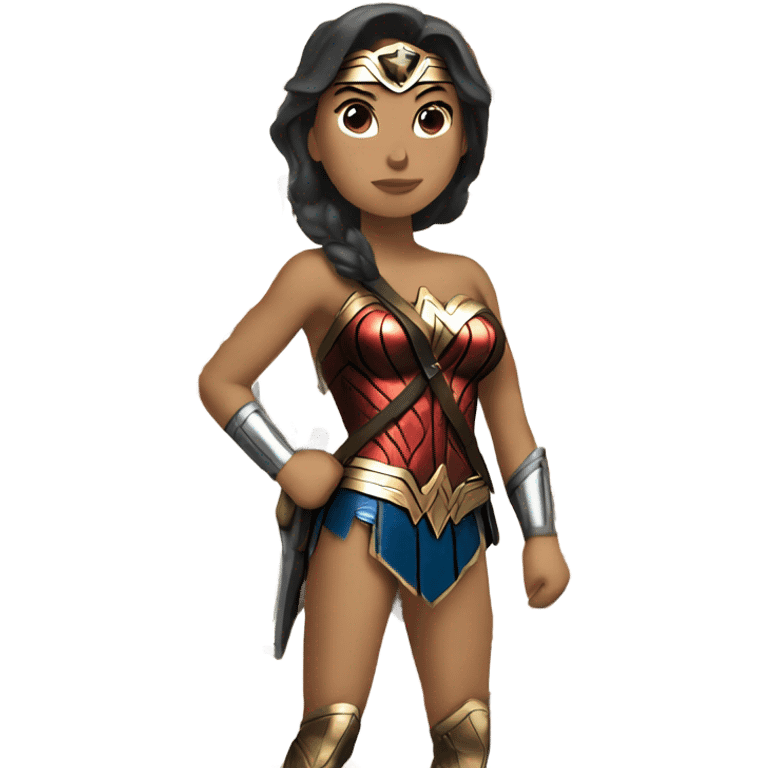 ana as wonderwoman emoji