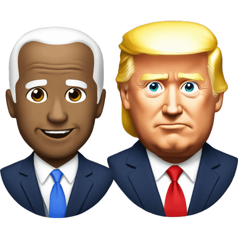 joe biden and donald trump emoji