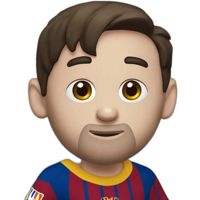 messi with shit emoji