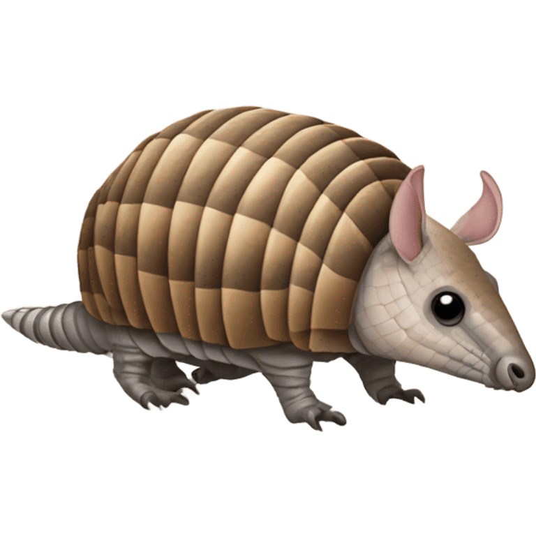 Nine banded armadillo emoji