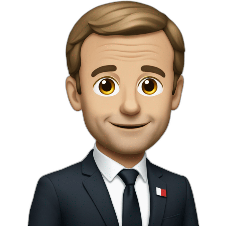 Emmanuel Macron emoji