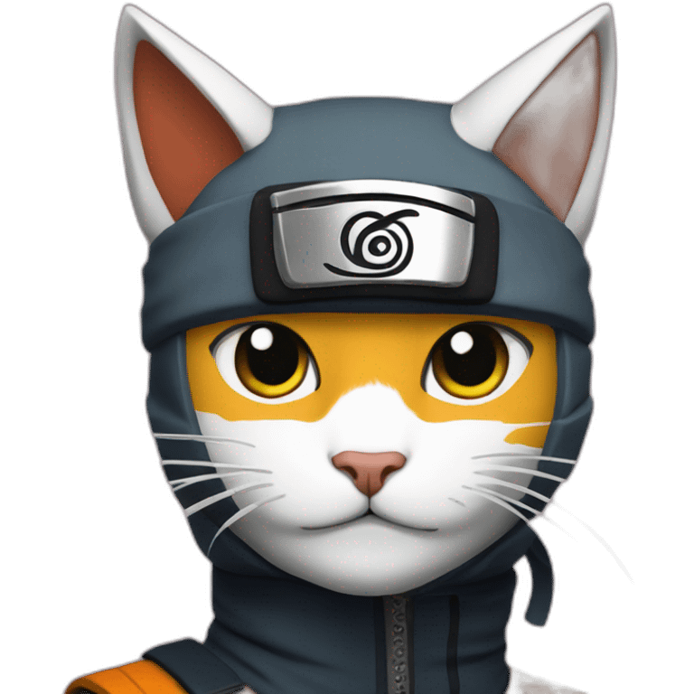 Ninja cat naruto emoji