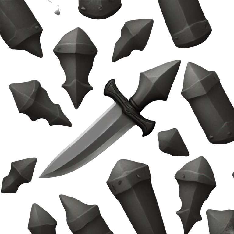 Black dagger emoji