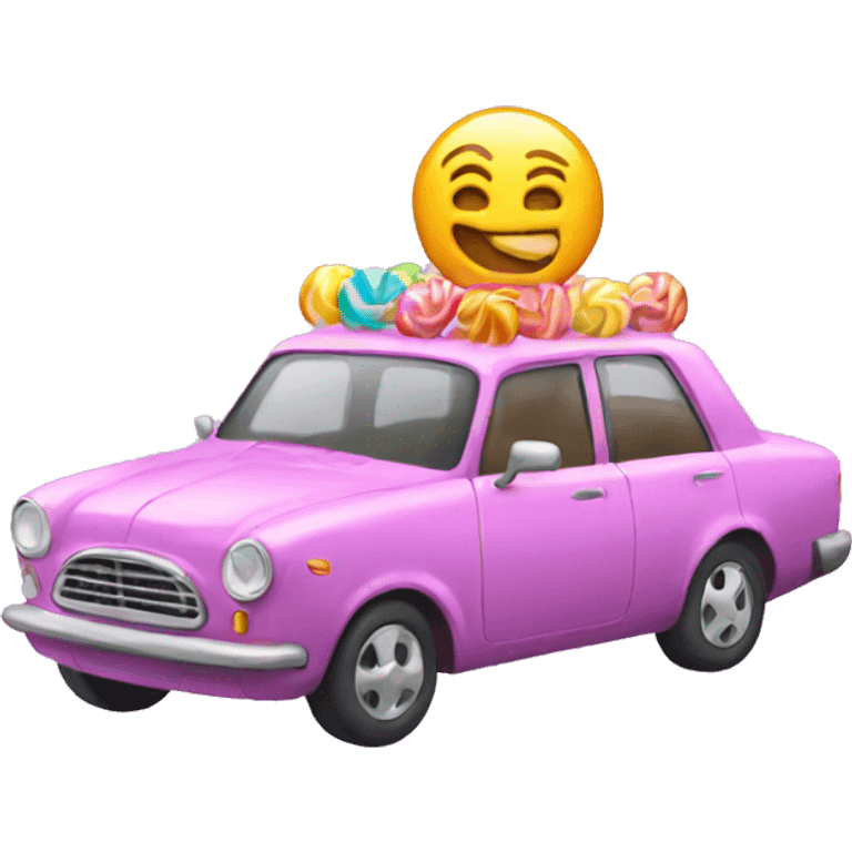 Candy car emoji