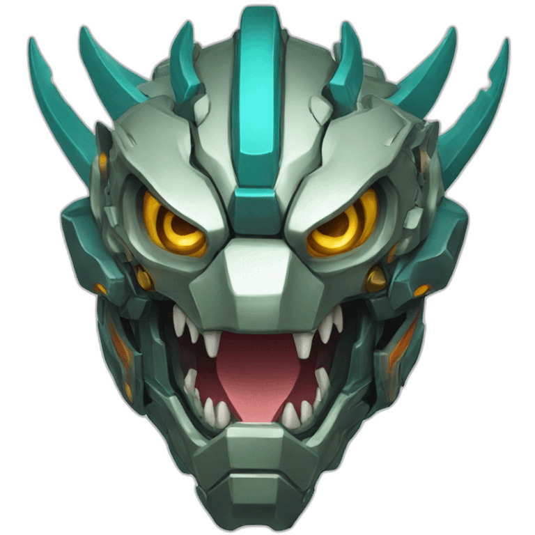 mecha dragon head emoji