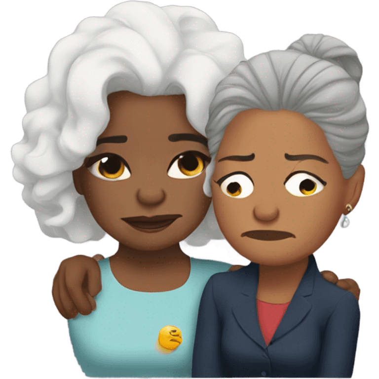 Oprah and Kamala sad crying emoji