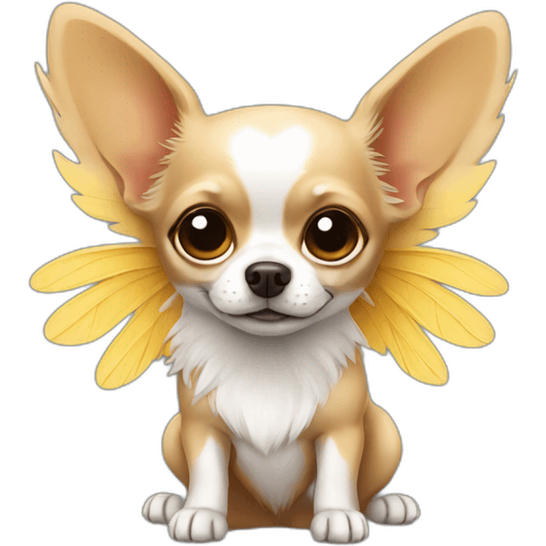 chihuahua with wing emoji