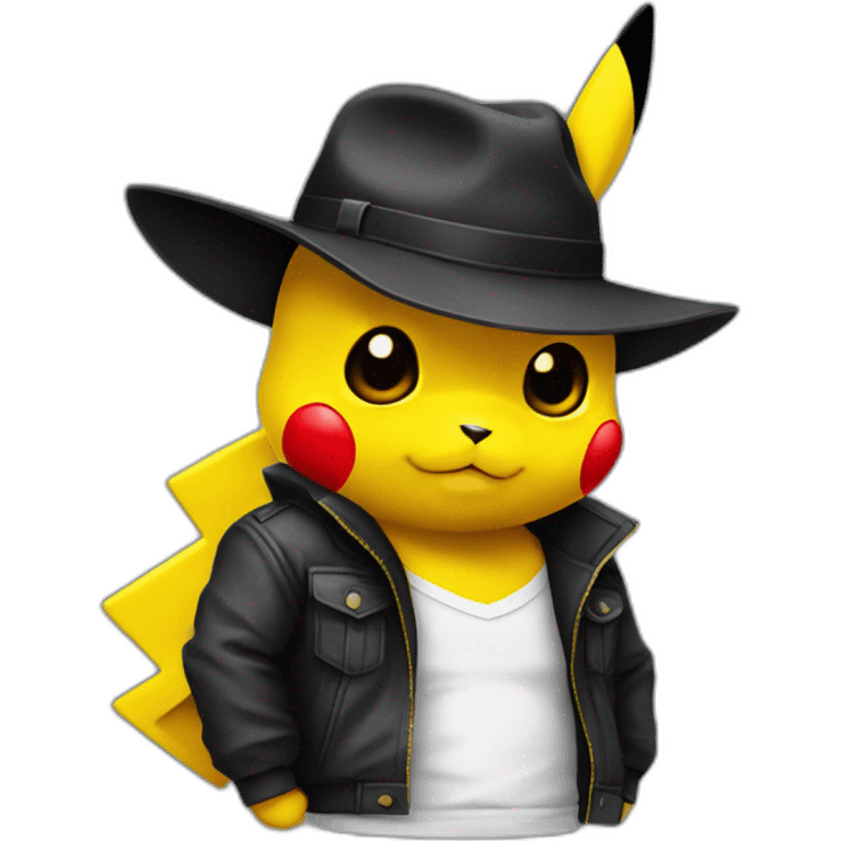 Pikachu-gangster emoji