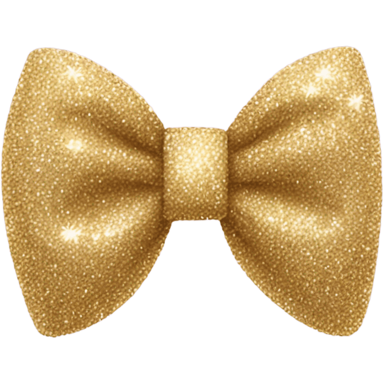 Glittery bow emoji