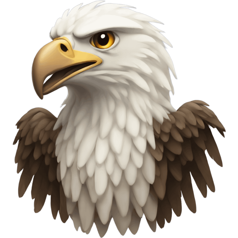 Eagle with ram in its talons emoji