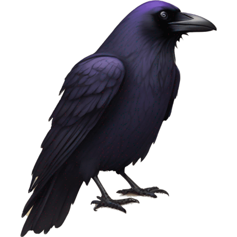 Raven on a book emoji