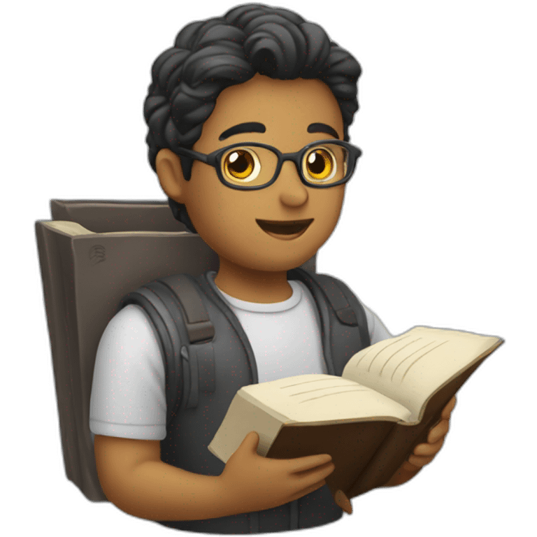 person opening a book emoji