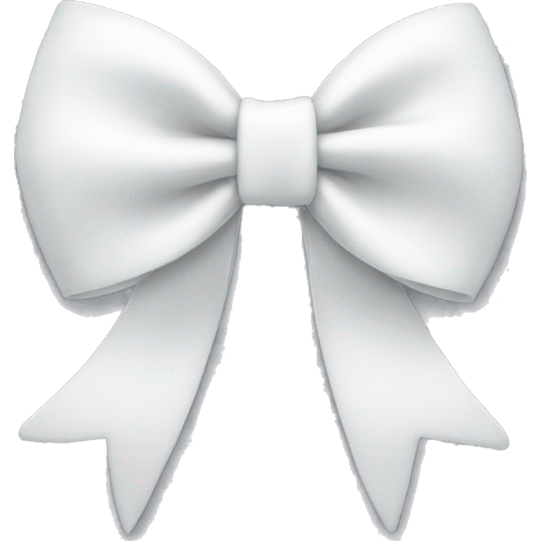 White bow  emoji