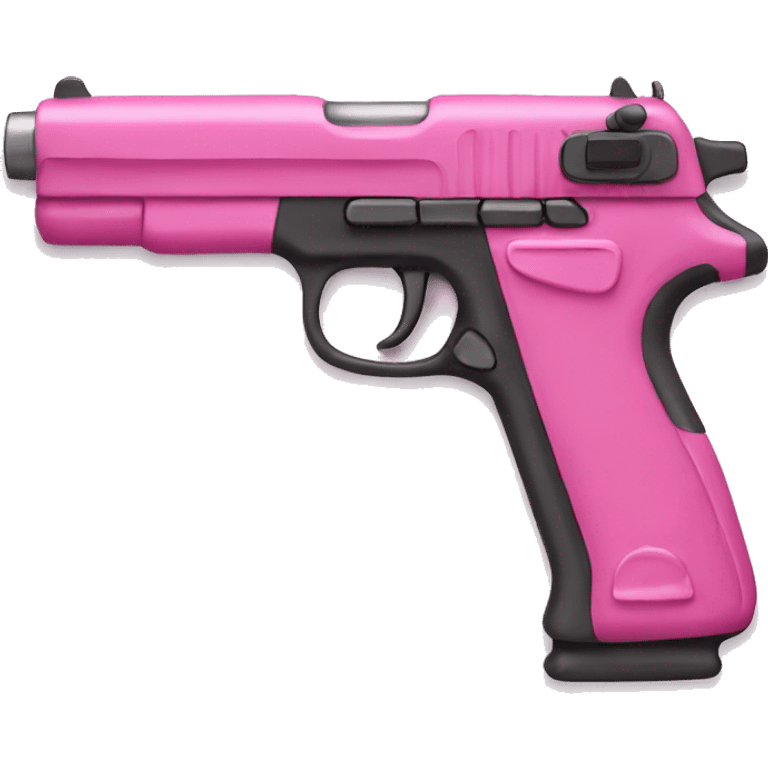 Pink gun emoji