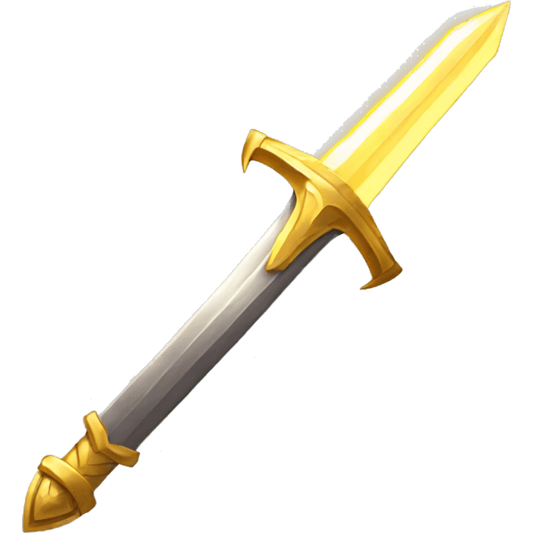 golden enchanted glowing sword emoji