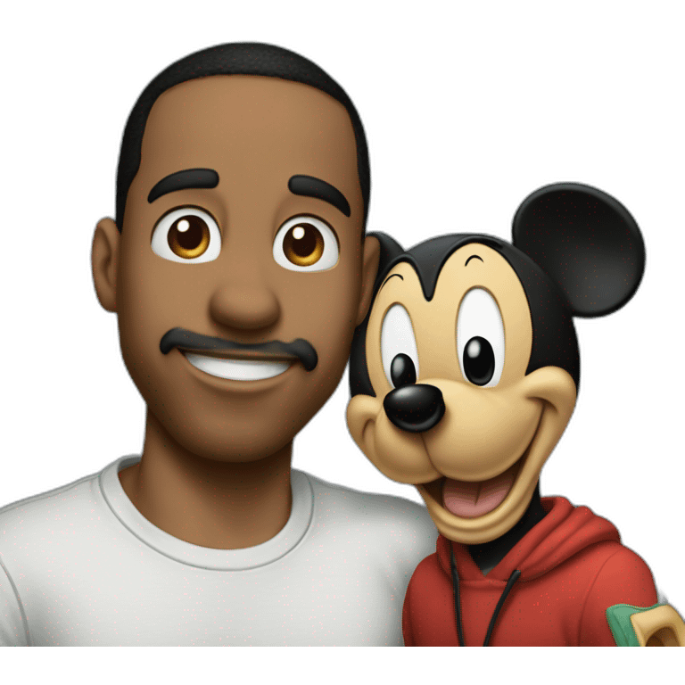 mickey et pluto emoji