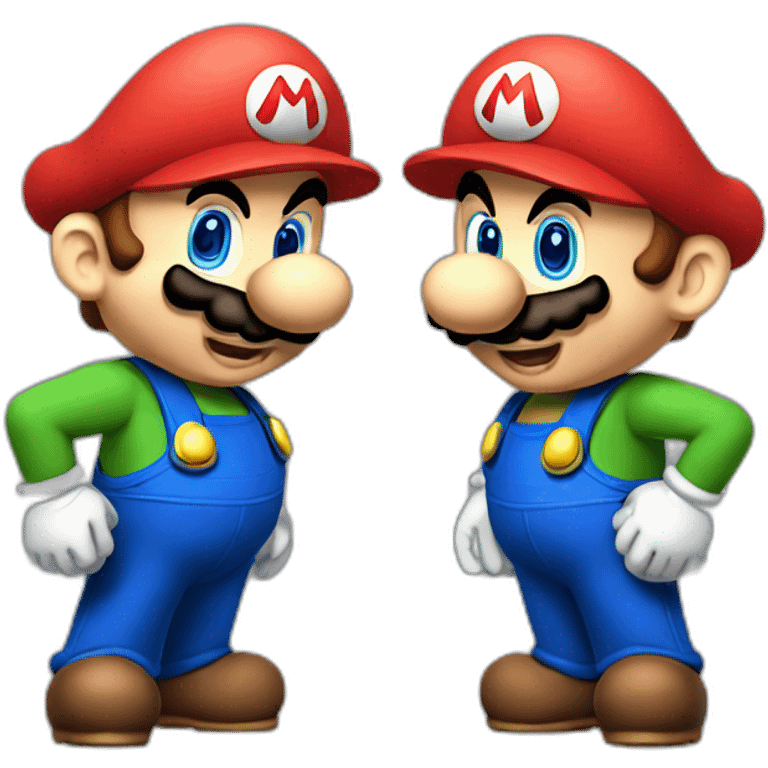 Mario and luigi emoji