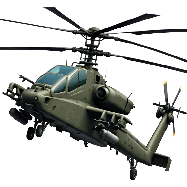 AH-64E Apache - Boeing (Model Year: 2021) (Iconic army green) emoji