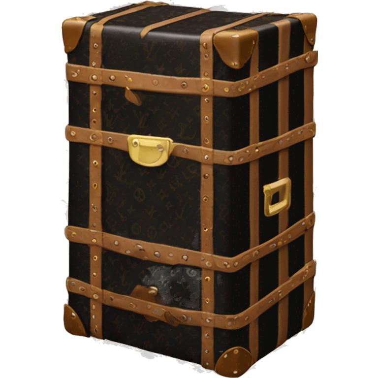 Black Luis Vuitton Trunk emoji