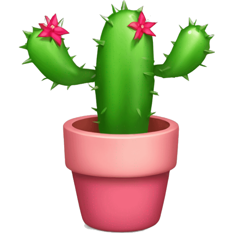 Christmas cactus emoji