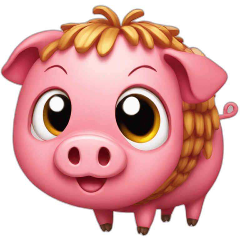 Spider pig emoji