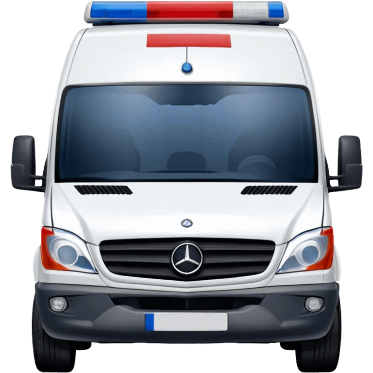 Ambulance - Mercedes-Benz Sprinter (Model Year: 2018) (Iconic Colour: White with red and blue markings) emoji