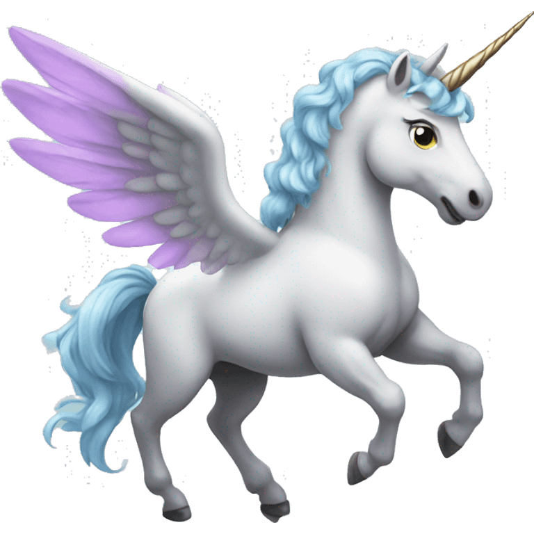 Winged unicorn emoji