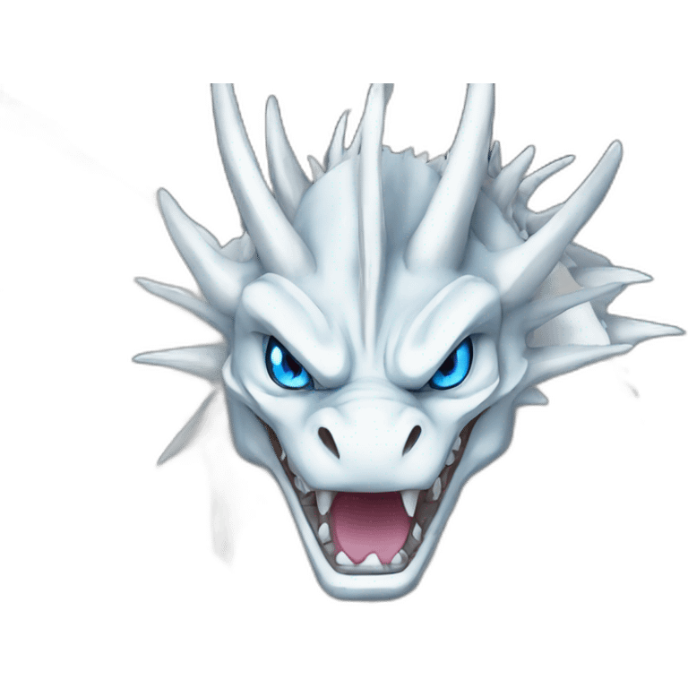 blue eyes white dragon yugioh emoji