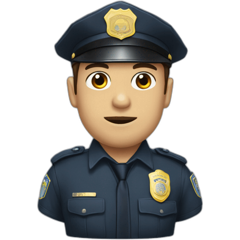 Policía guapo emoji