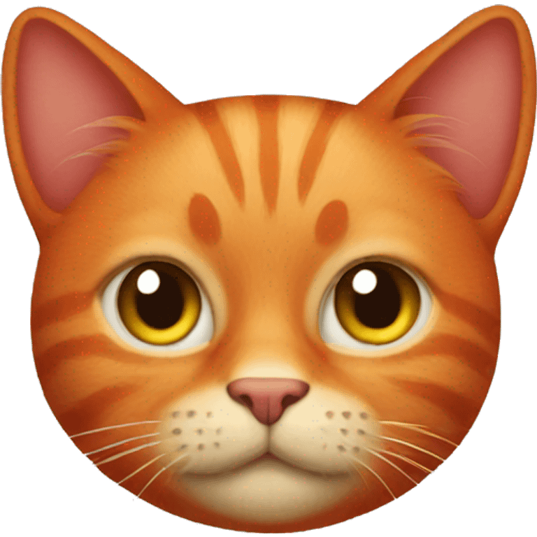 red cat emoji