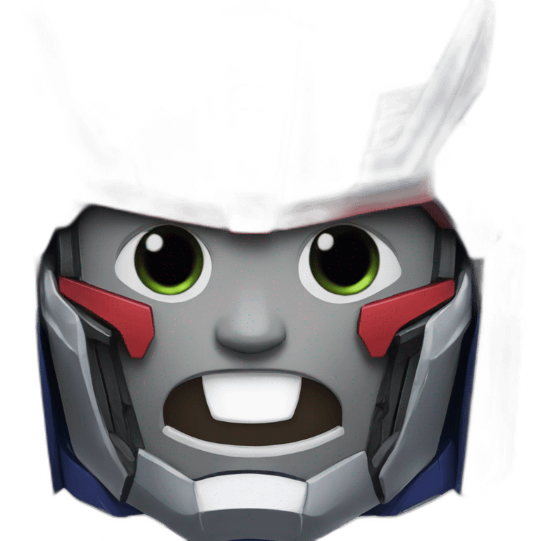 Transformers smiling emoji