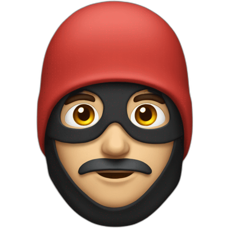 guy with balaclava emoji