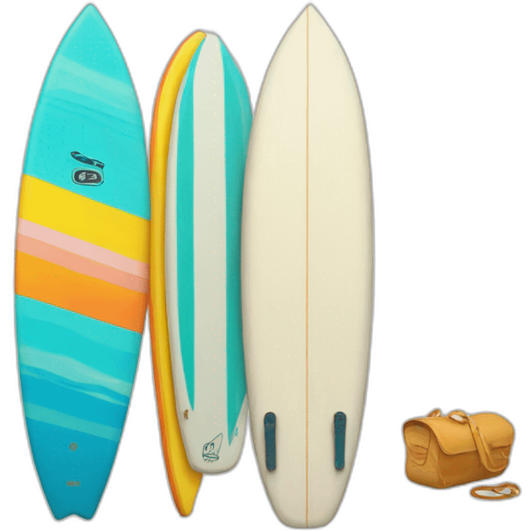 Surfing board emoji