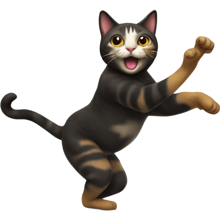 Twerking cat emoji